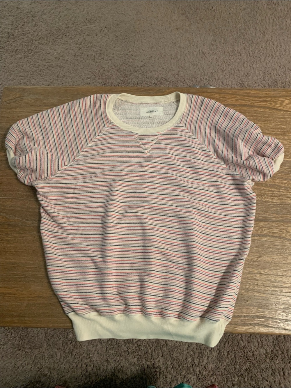 The Great Striped Top Tee Sweater Short Sleeve